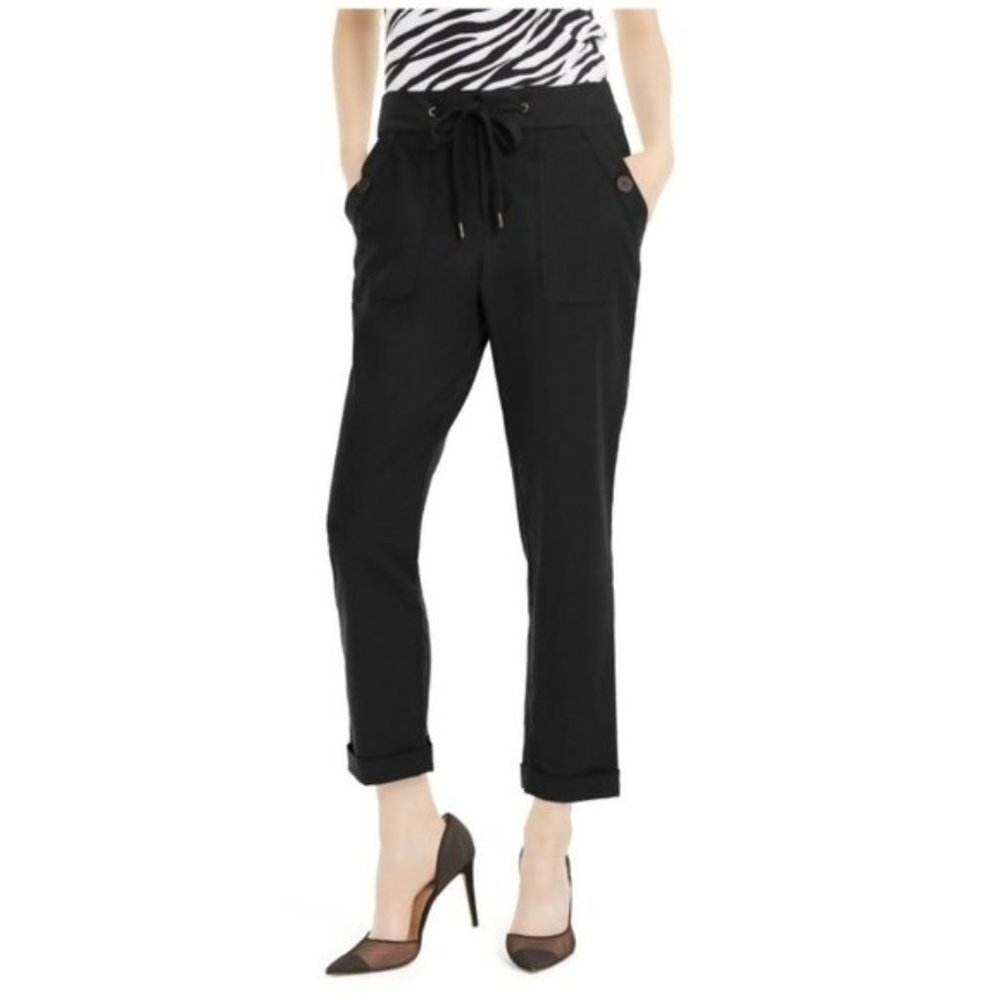 INC Tapered Drawstring Cargo Pants